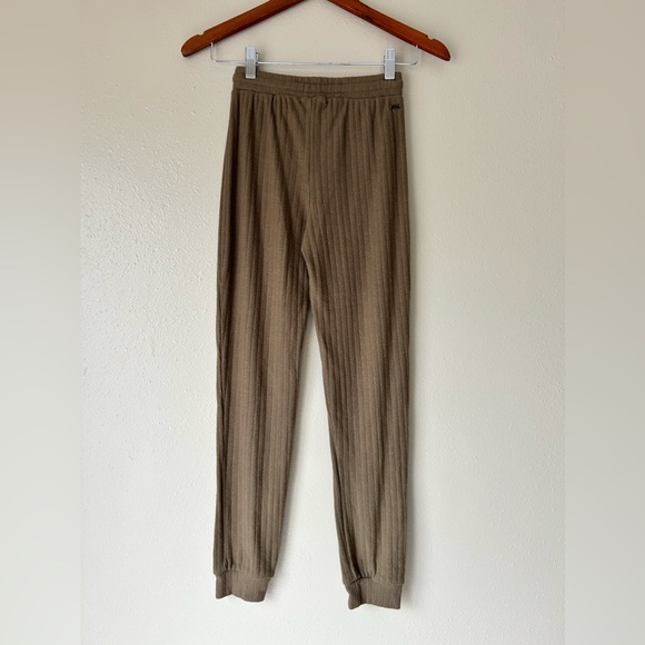 O’Neill Olive Green Ribbed Knit Joggers Size XS - Picture 5 of 9